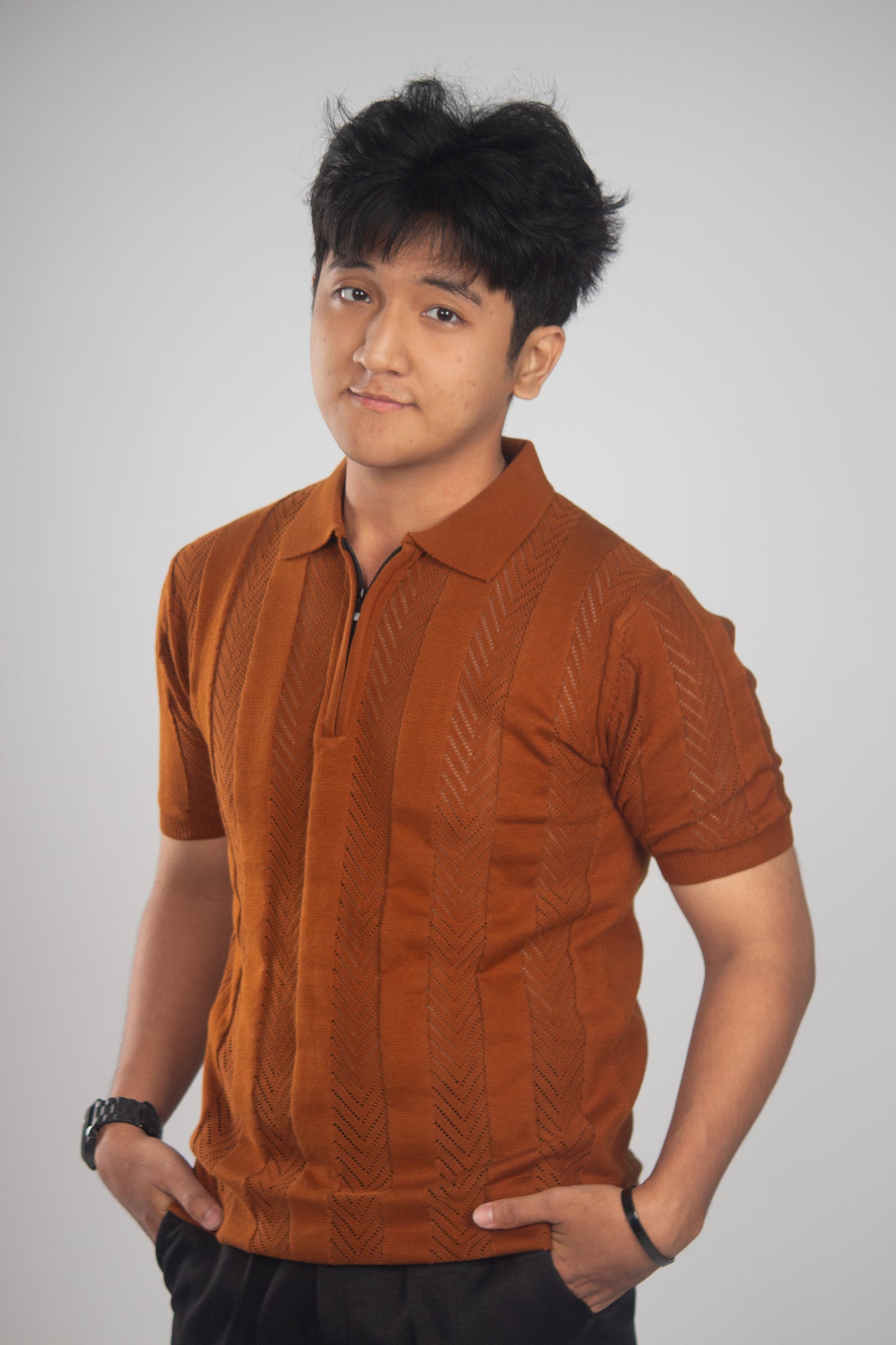 The Fierce Brown Polo T-Shirt