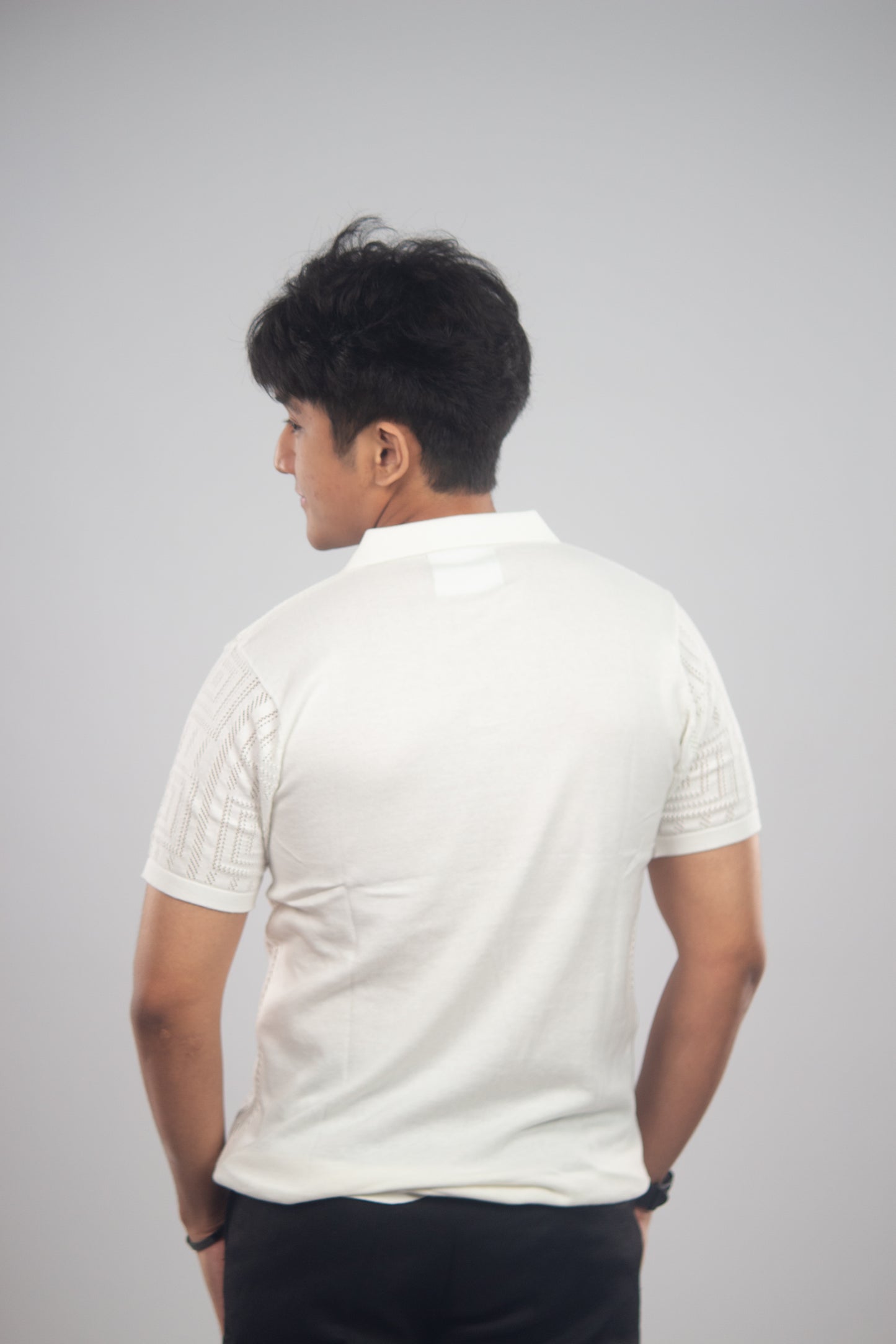 The Enliven White Polo T-Shirt