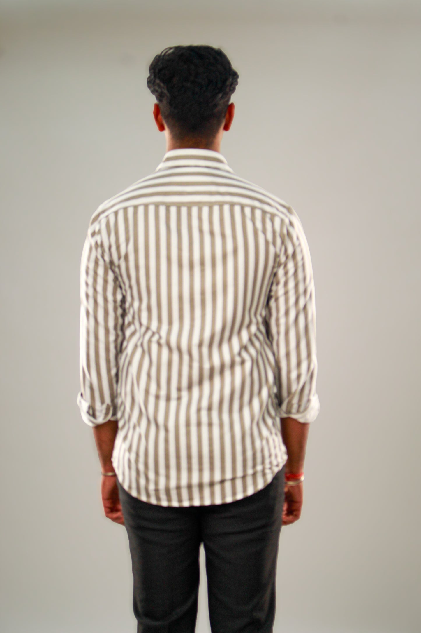 Classy Stripe Brown Shirt